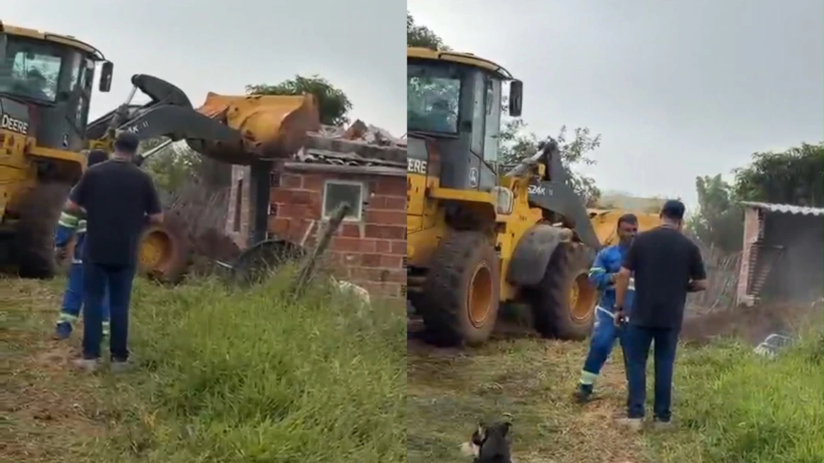 Prefeitura de São José dos Campos cumpre demolição em casa do Majestic