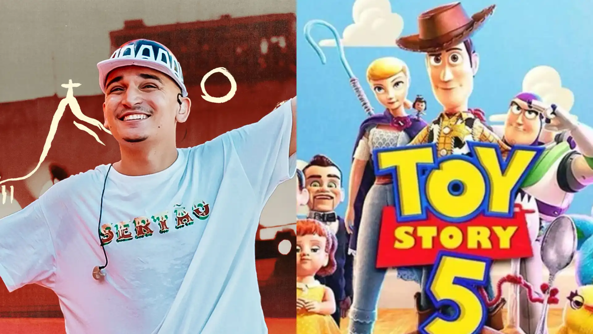 João Gomes regrava clássico de Toy Story em ação de divulgação de Toy Story 5