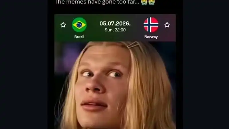 Copa do Mundo: viraliza meme entre Vini Jr. e Haaland, tema de "As Branquelas"; veja o vídeo