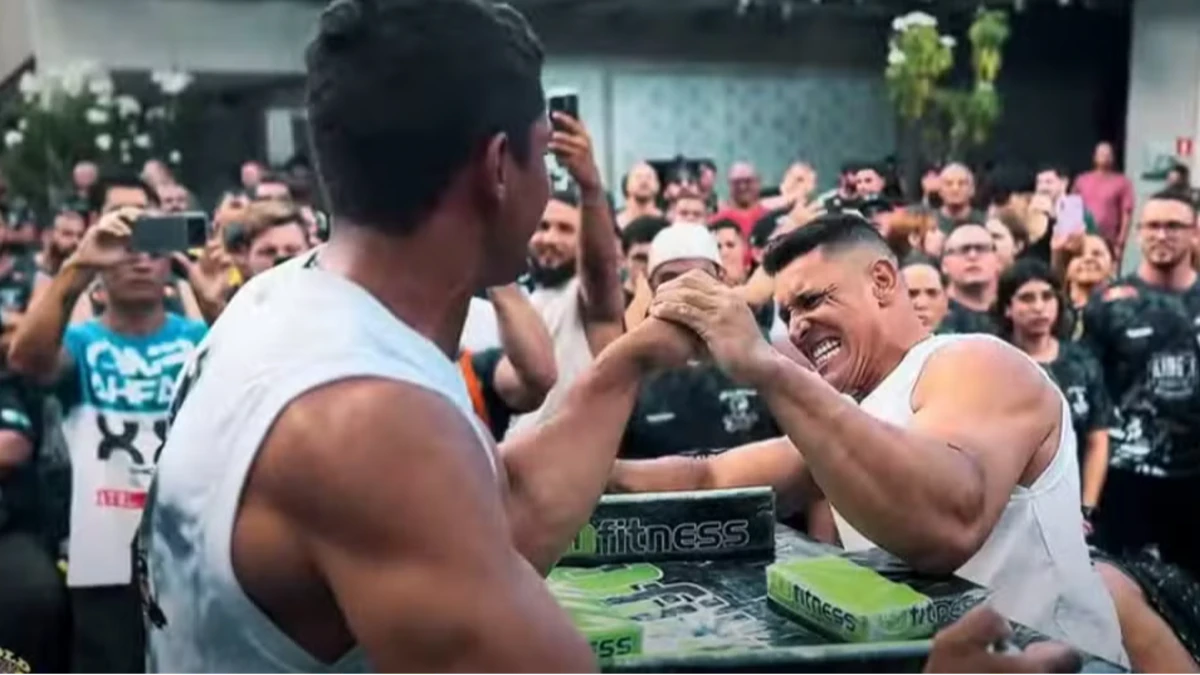 Shopping realiza campeonato de braço de ferro e oferece prêmio de R$ 1 mil ao campeão