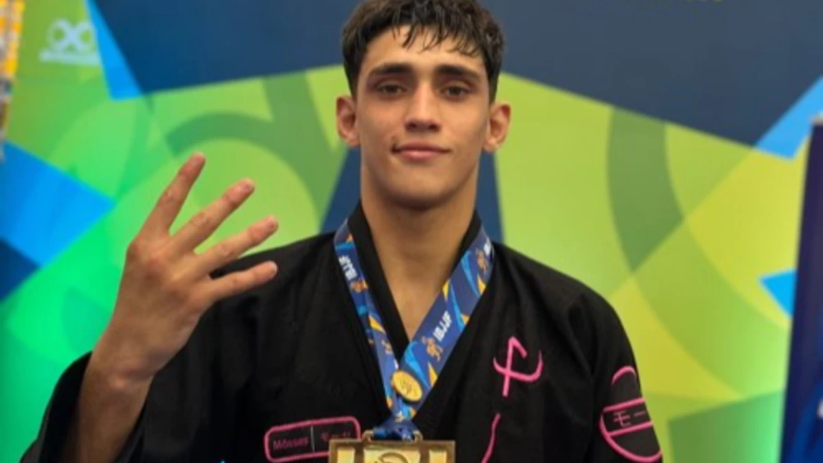 Joseense conquista título sul-americano de jiu-jitsu e soma 32 vitórias