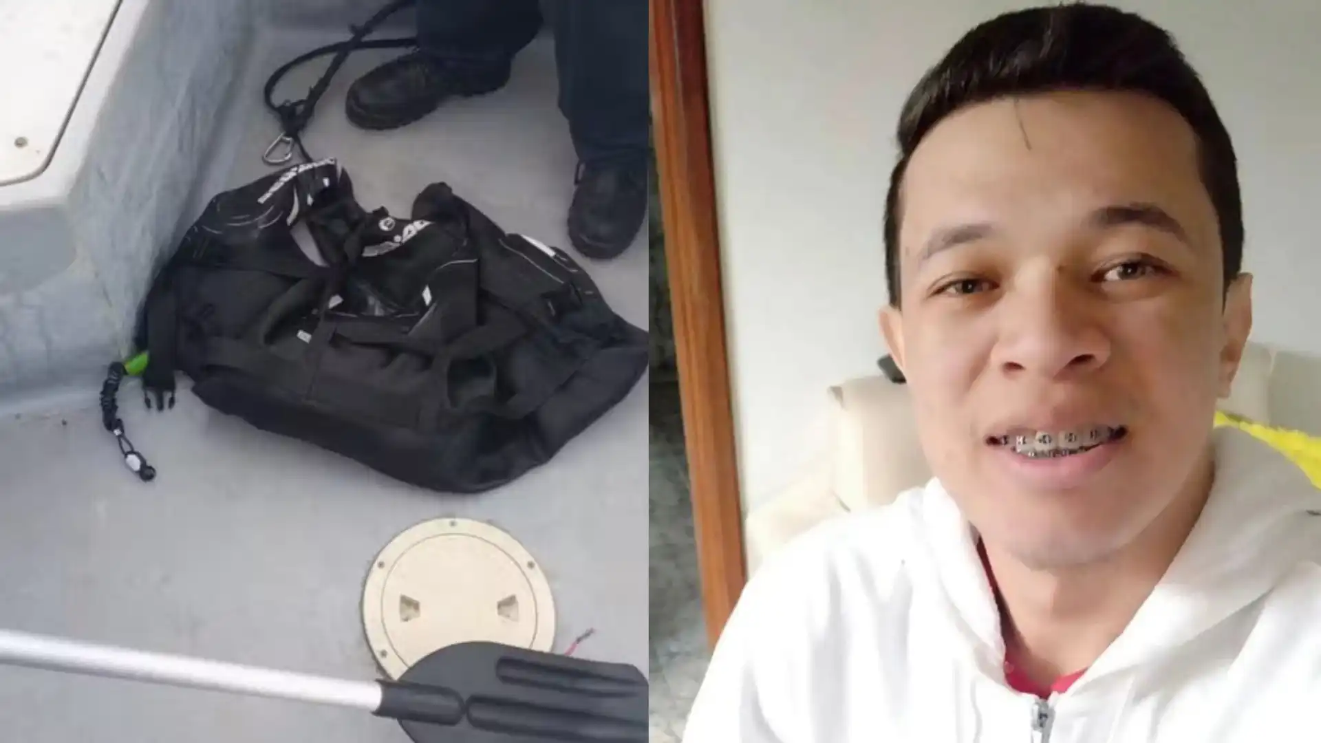Bombeiros confirmam que colete encontrado no marem Ilhabela era de Dheorge