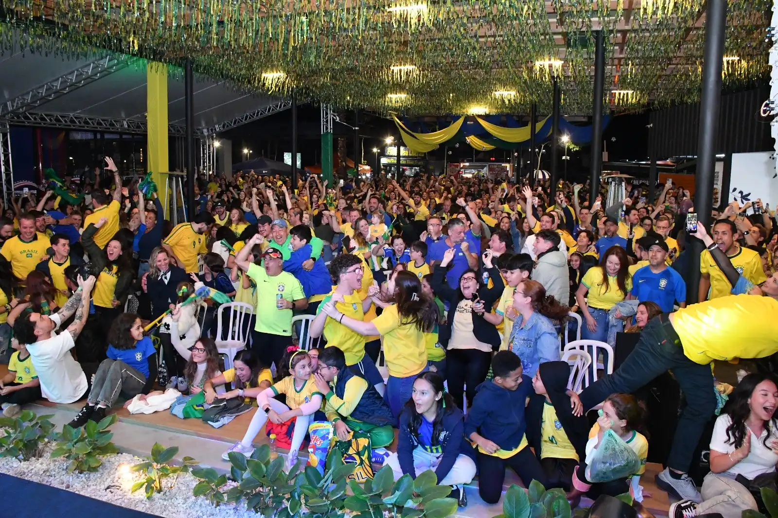 Super Copa no Madrid Open Mall com Brasil X Marrocos