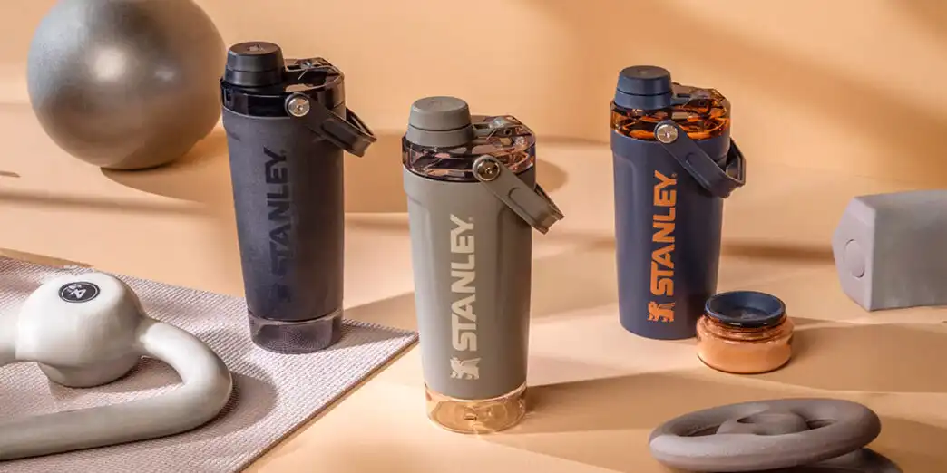 Stanley lança shakeira premium voltada para o público fitness no Brasil