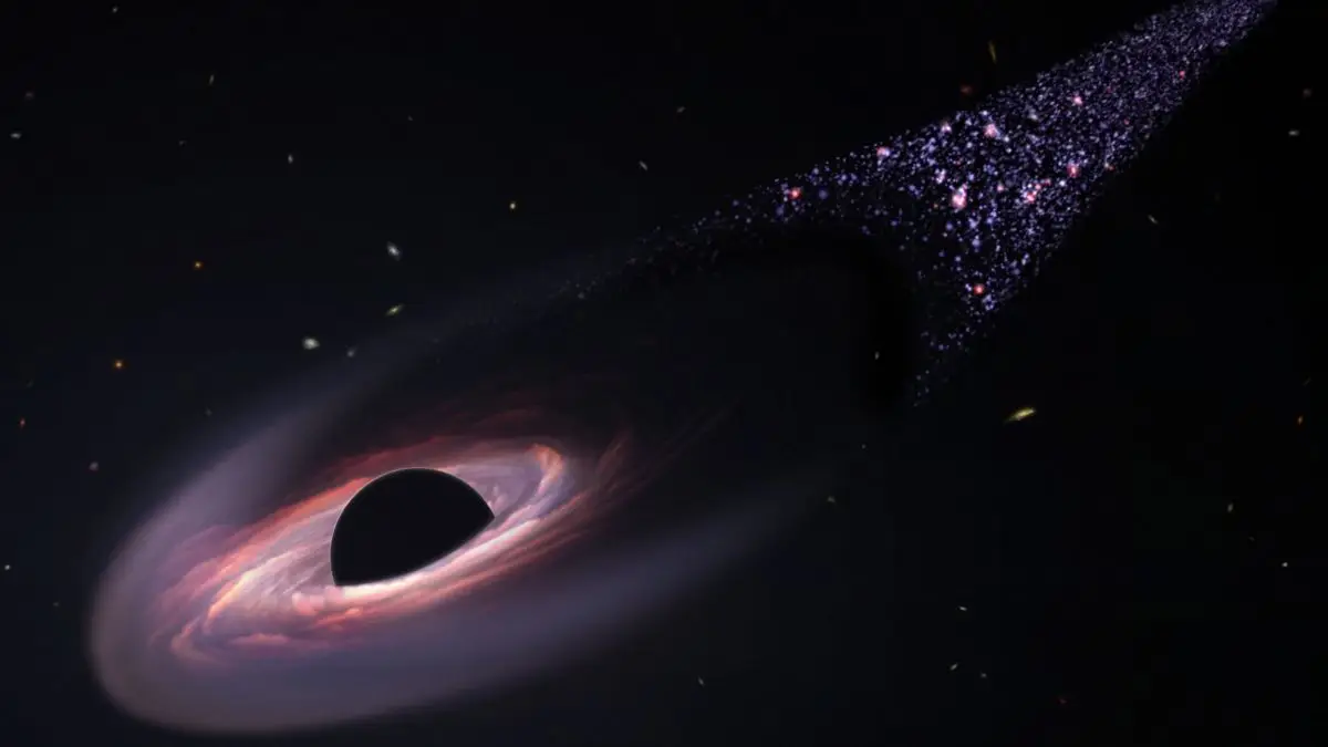 Buraco negro supermassivo é confirmado vagando pelo espaço após ser expulso de sua galáxia 