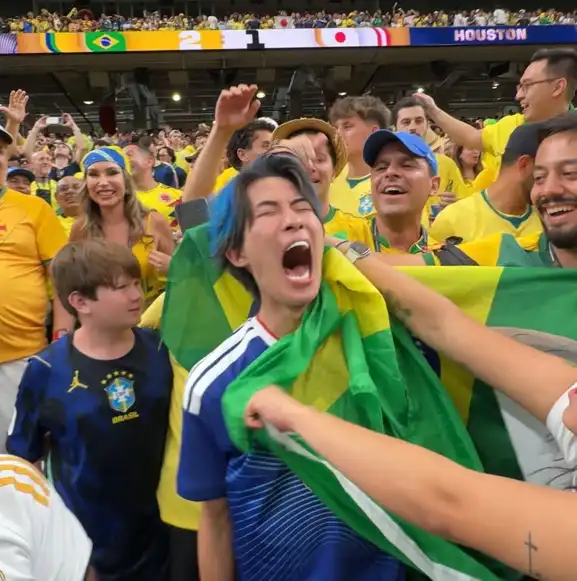 Influenciador que viralizou após a eliminação do Japão na Copa declara torcida pelo Brasil
