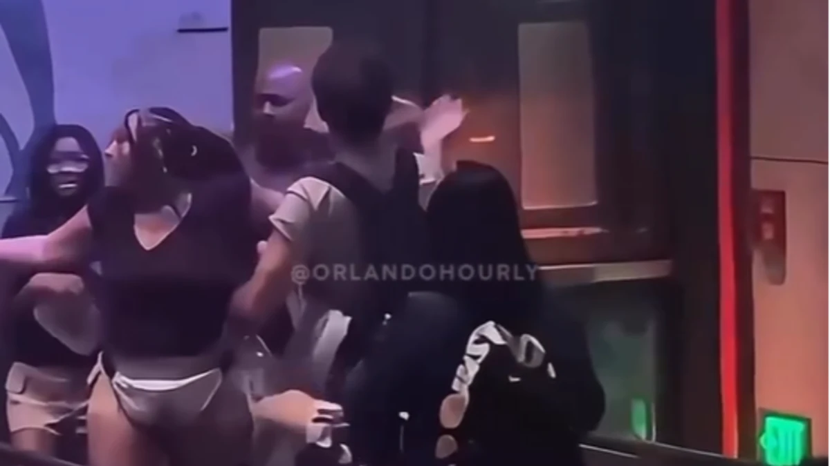 Briga por lugar na fila na Disney termina em intervenção da polícia