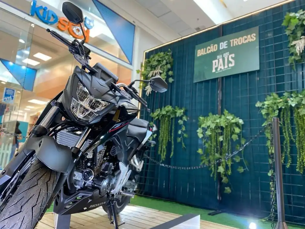 Shopping de Pinda vai sortear uma moto CBS Twister 300