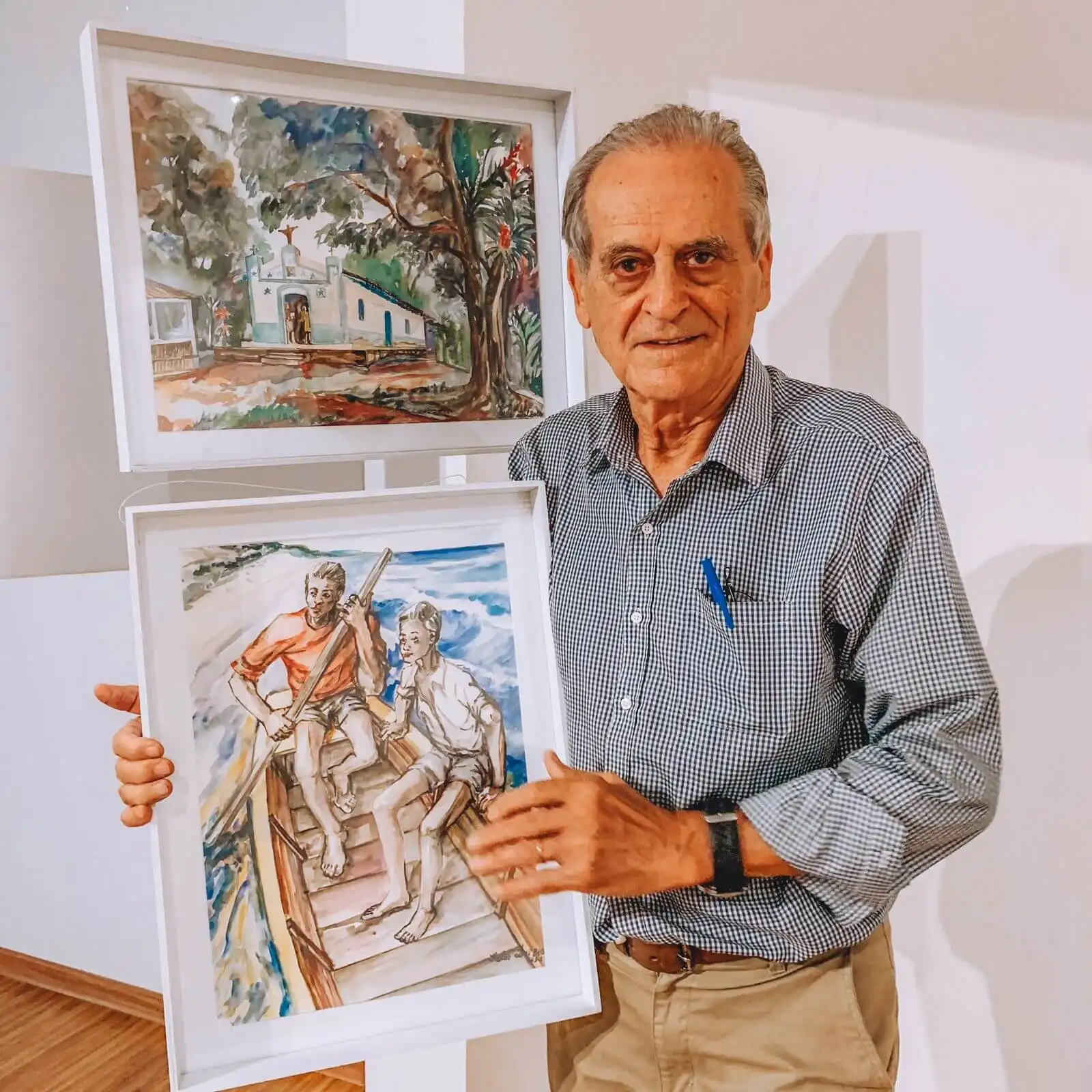 Exposição "Aquarelas do Brasil" começa hoje (28) e tem entrada gratuita