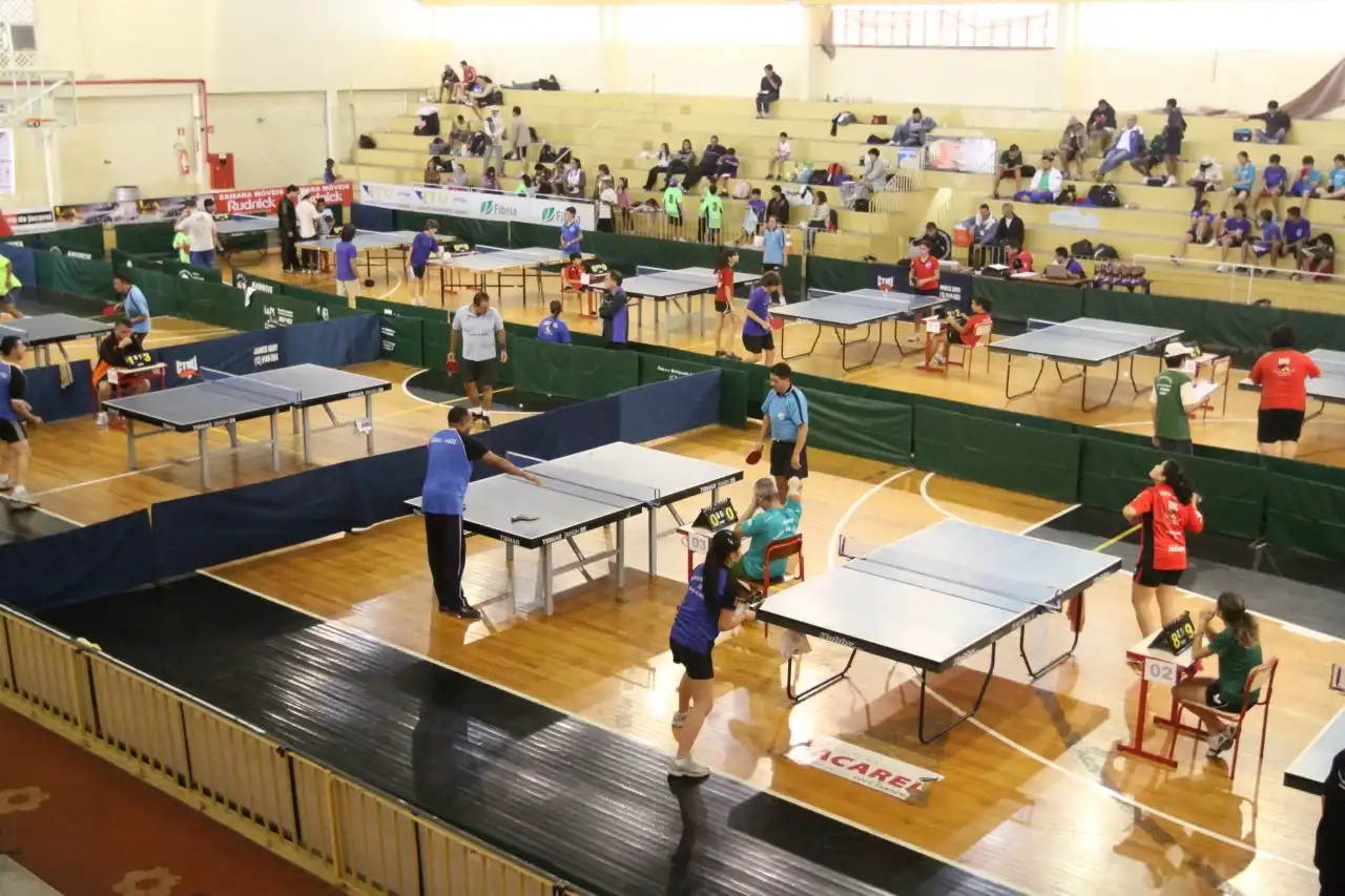 Jacareí espera receber 400 atletas para campeonato regional de tênis de mesa
