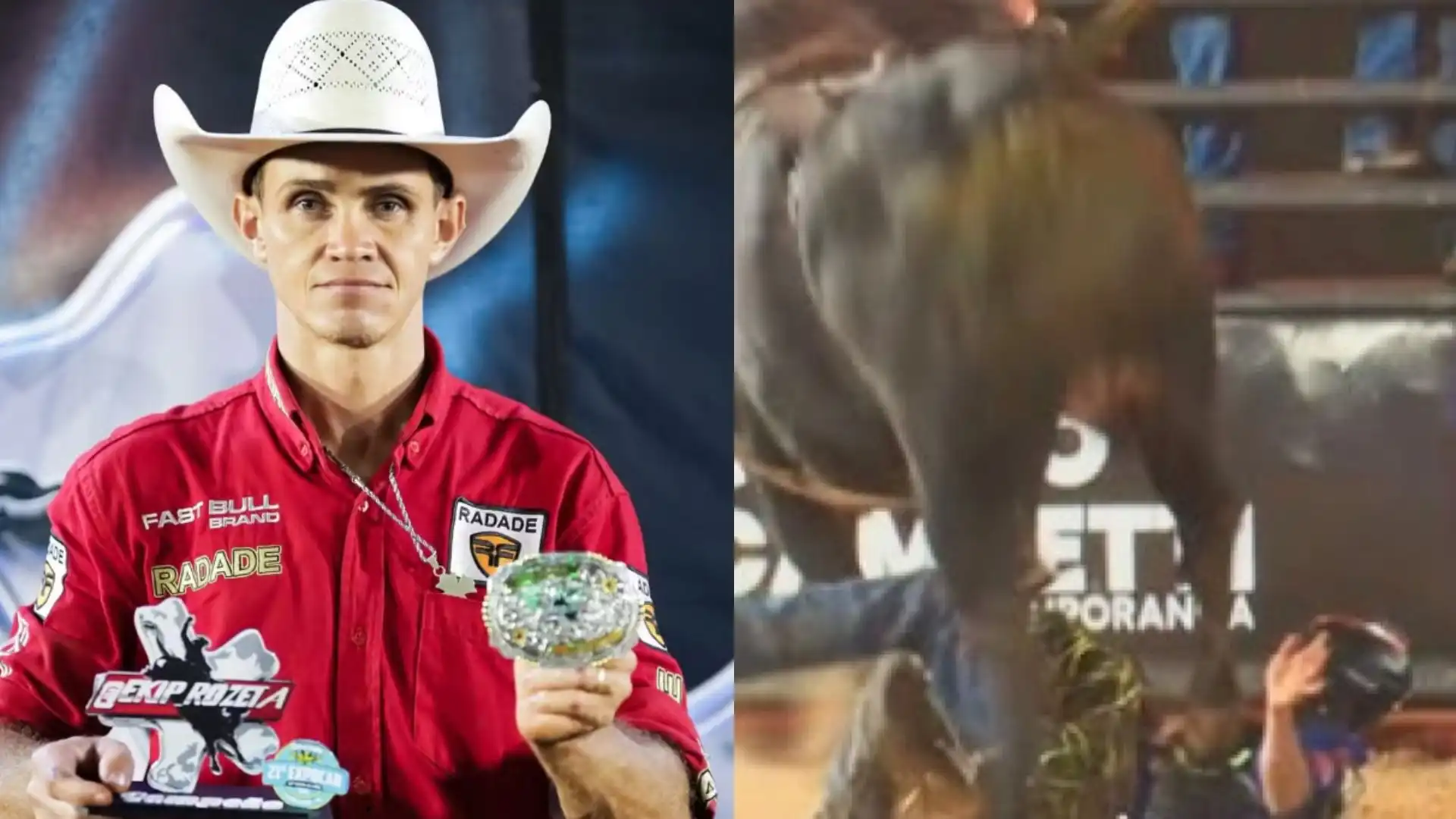 Campeão nacional de rodeio morre pisoteado por touro durante competição