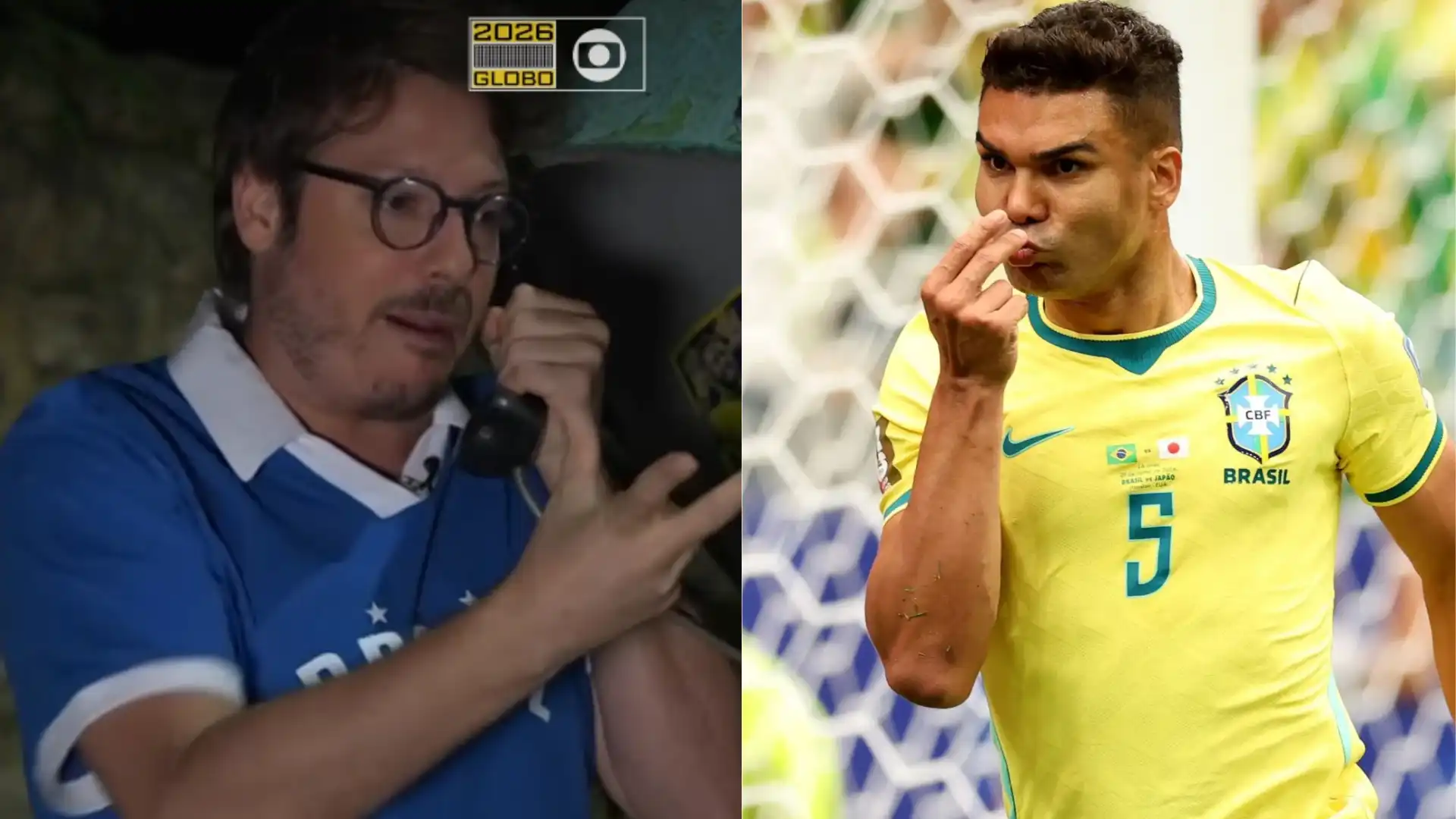 Fábio Porchat brinca com Casemiro em vídeo e cita São José dos Campos