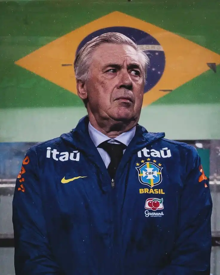 Técnico da Seleção Brasileira, Ancelotti é o treinador de seleção mais bem pago do mundo