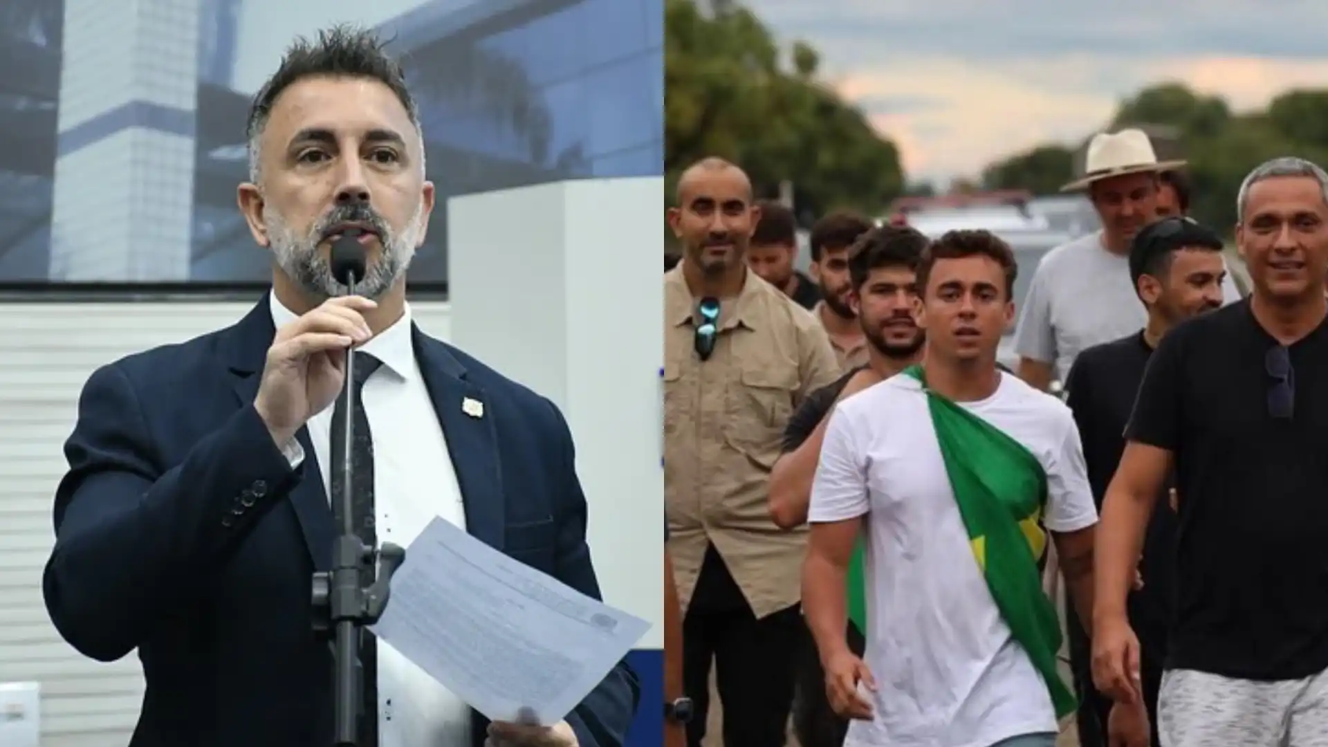 Deputada Letícia Aguiar e vereador Senna também vão à caminhada de Nikolas 