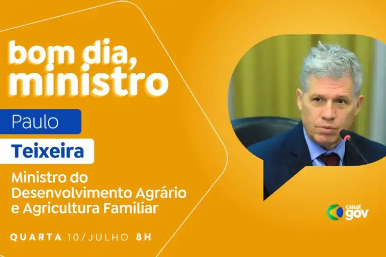 Paulo Teixeira detalha Plano Safra 24/25 no programa "Bom Dia, Ministro" desta quarta (10)