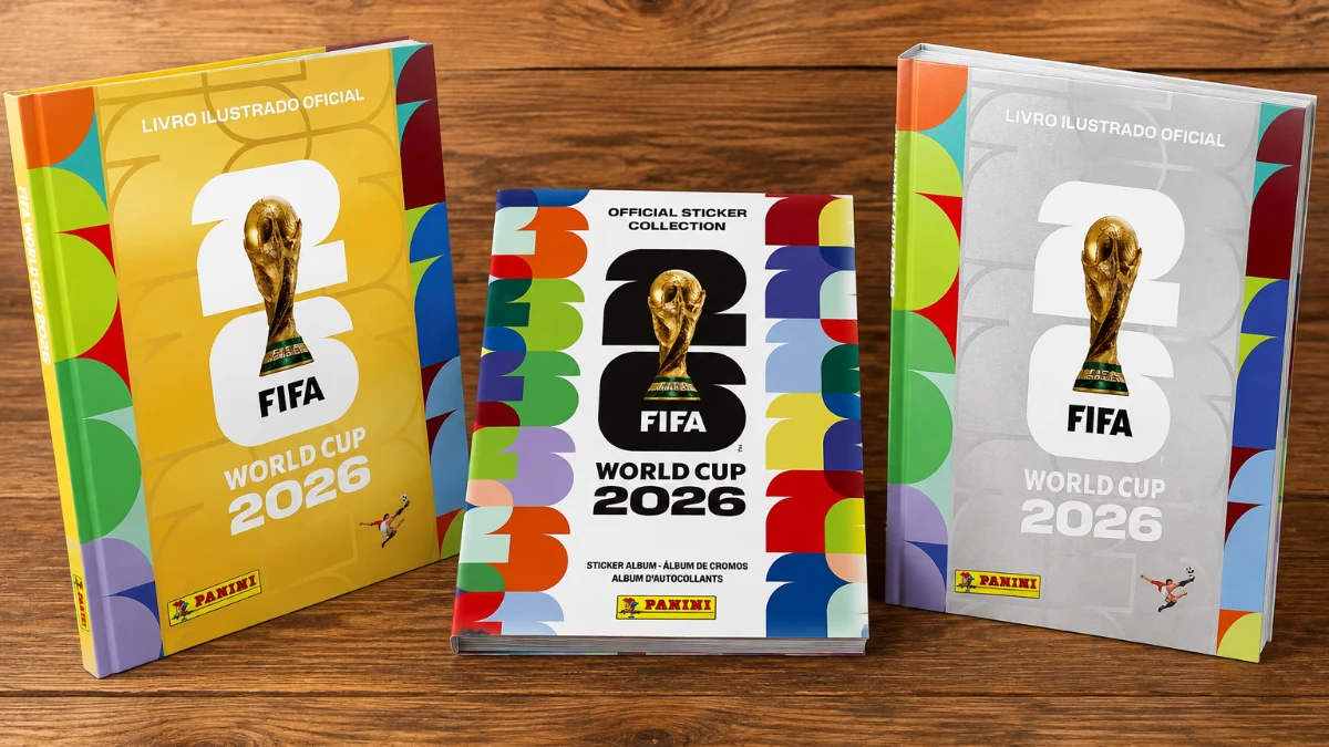 Álbuns de figurinhas da Copa ocupam 1º e 2º lugar entre os livros mais vendidos de 2026