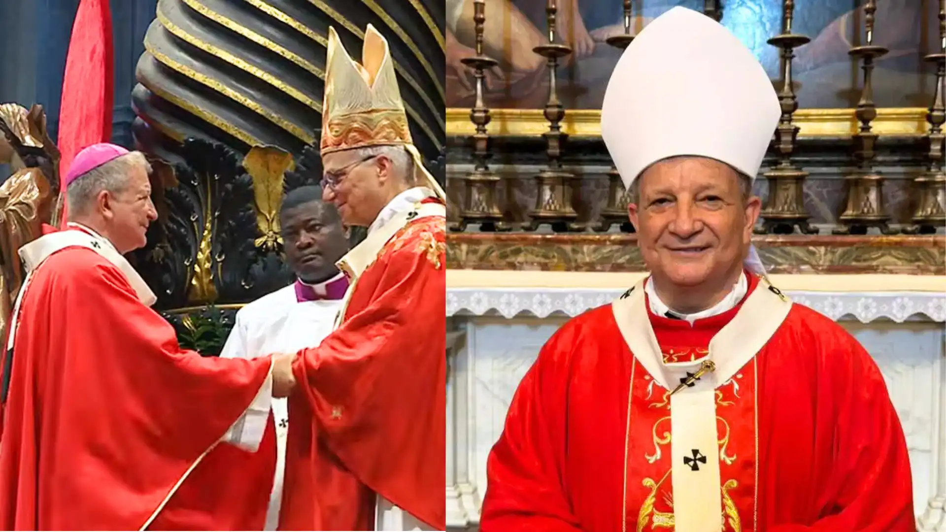 Arcebispo de Aparecida é presenteado com faixa simbólica pelo papa Leão XIV