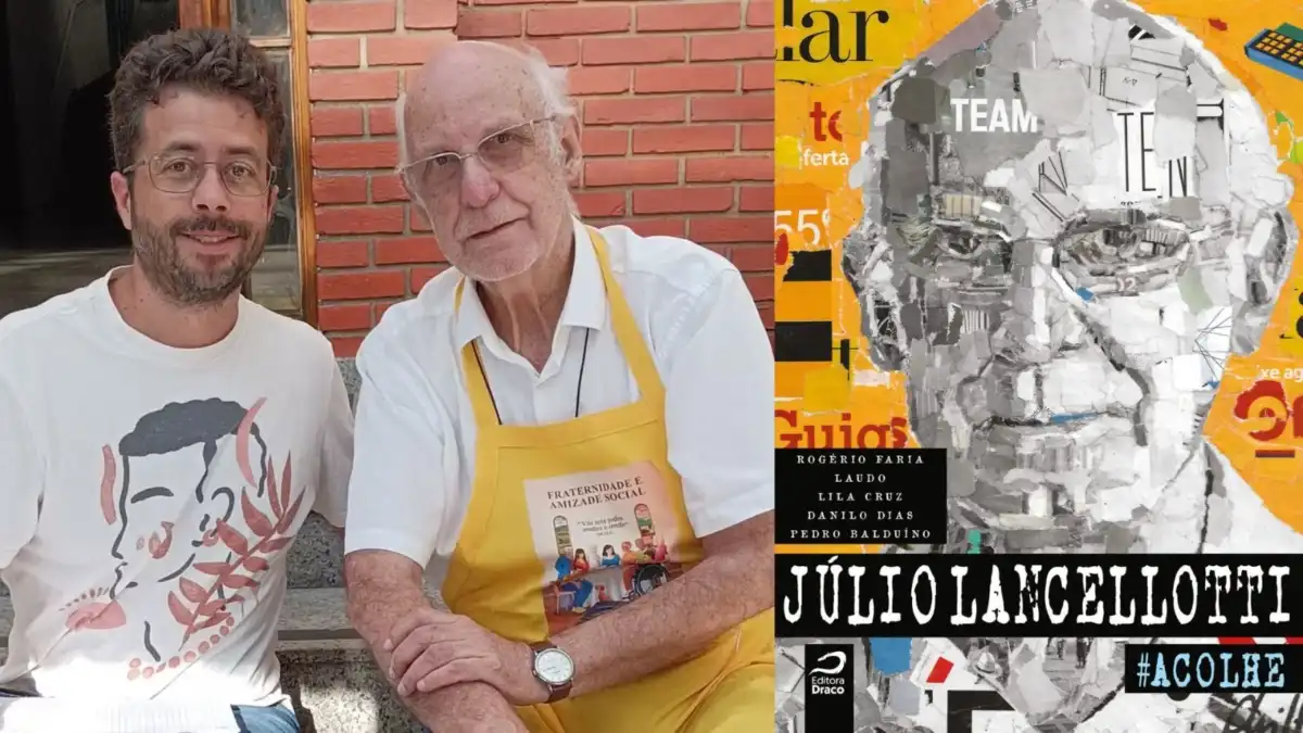 Roteirista de Paraibuna lança biografia em quadrinhos de padre Júlio Lancellotti
