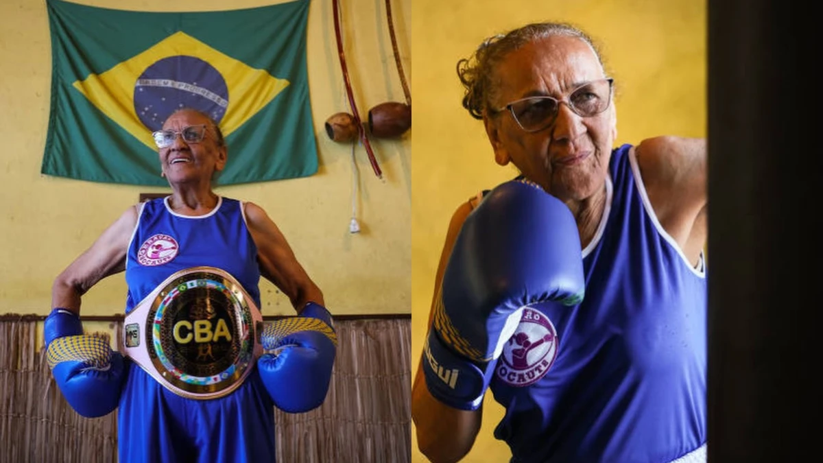 Idosas usam boxe para ganhar força e autonomia em projeto social em São Paulo