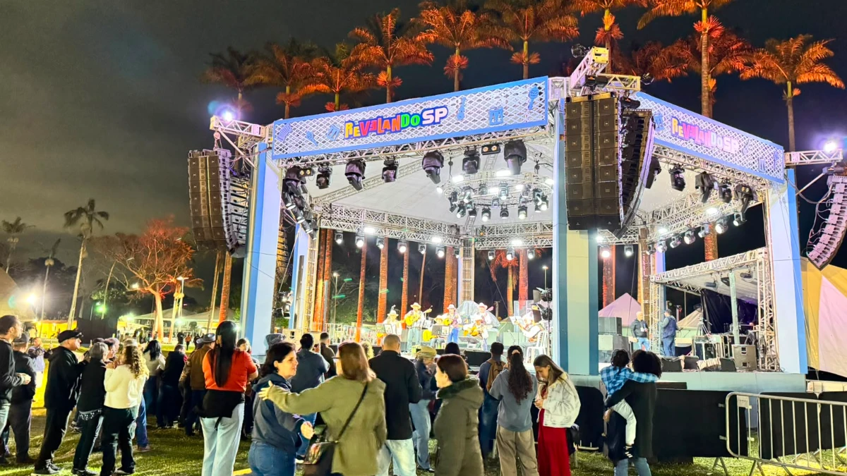 Parque da Cidade em SJCampos recebe o Revelando SP com grandes shows e culinária típica