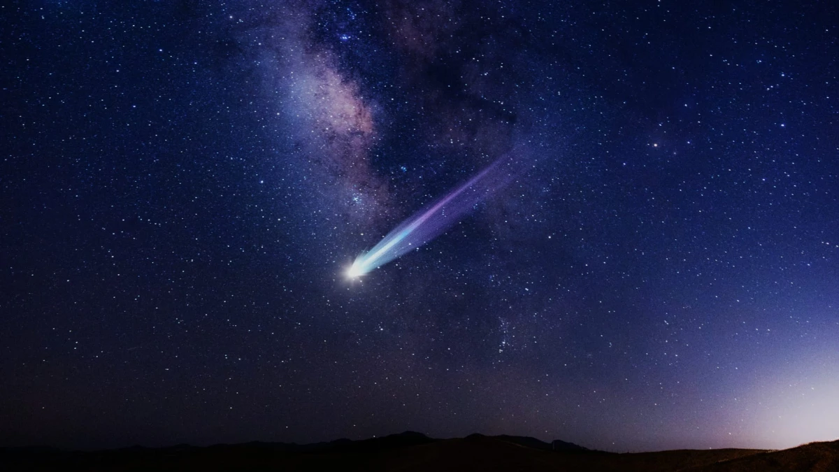 Chuva de meteoros do cometa Halley poderá ser observada em outubro; veja quando olhar para o céu