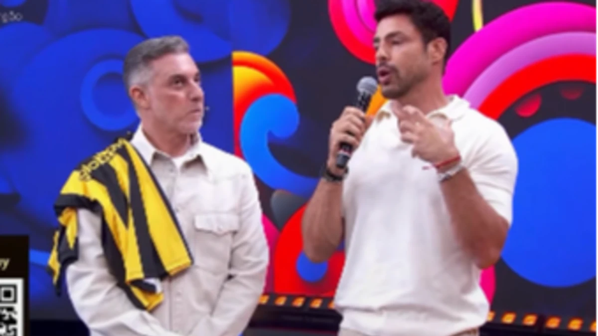 Cauã Reymond critica Bets e é interrompido por Huck ao vivo