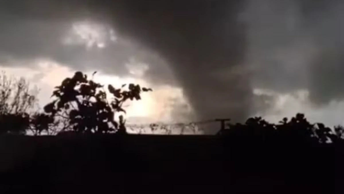 Tornado atinge o Rio Grande do Sul e causa destruição