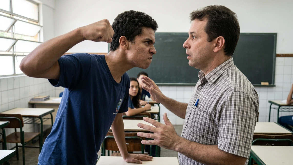 Espírito Santo cria lei para responsabilizar pais por agressões de alunos contra professores