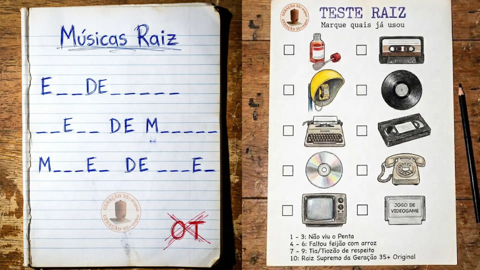 Testes para descobrir se você é “raiz” viralizam ao resgatar músicas, desenhos e hábitos da antiga geração
