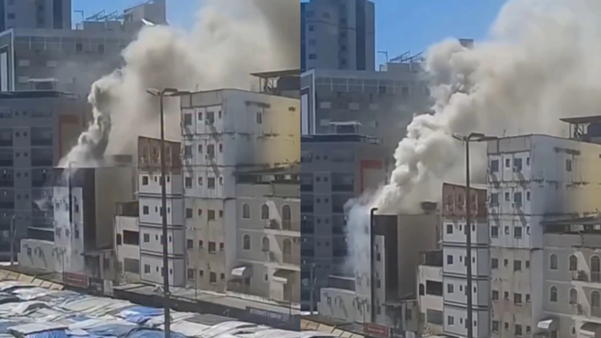 Incêndio em churrasqueira de restaurante assusta moradores em Aparecida