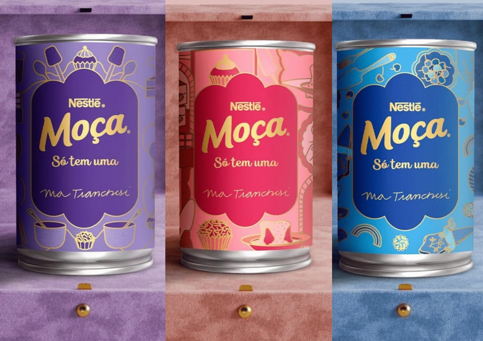 Leite Moça aposta em nostalgia e lança latas colecionáveis