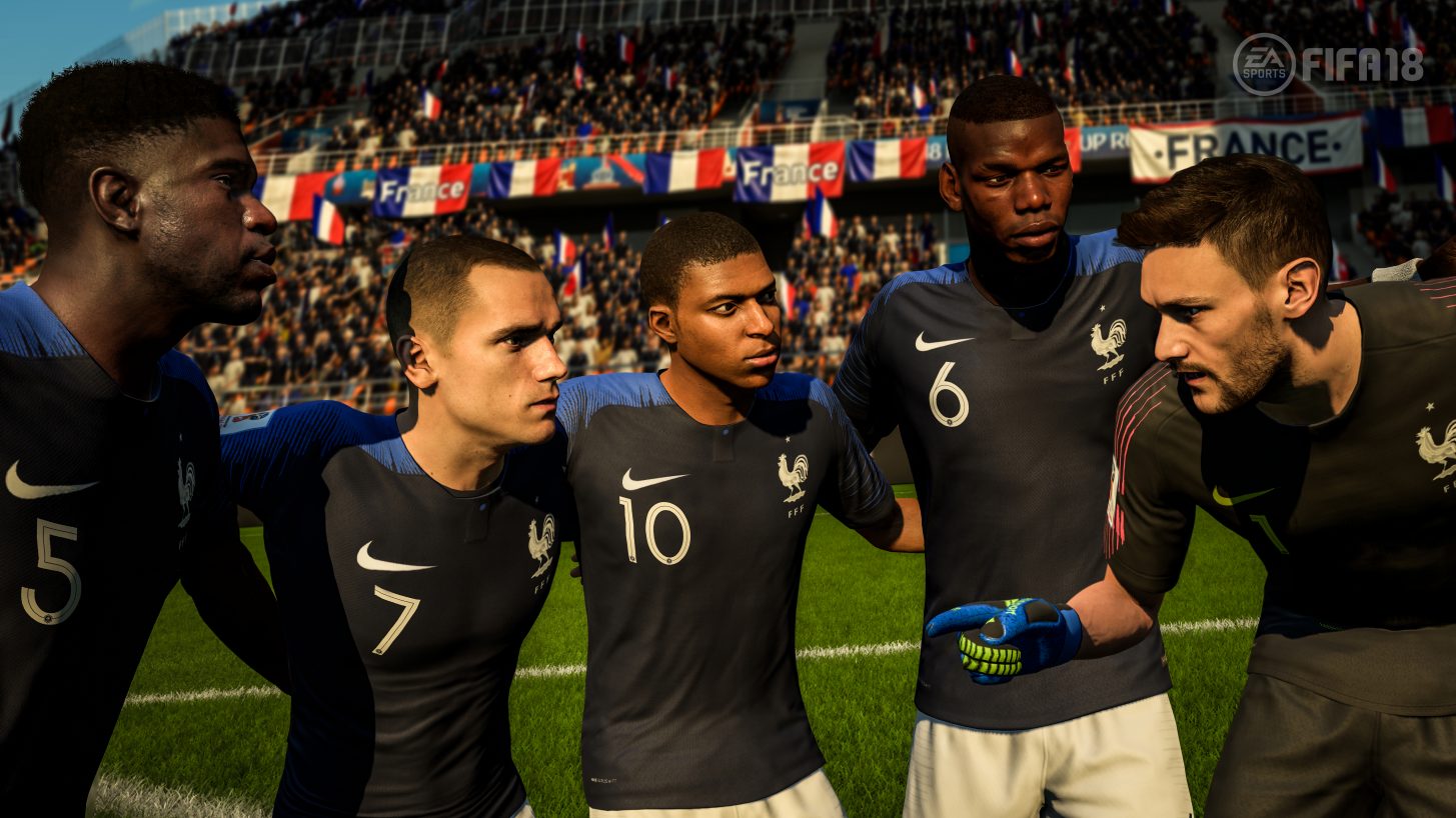 Imagem da seleção francesa no fifa