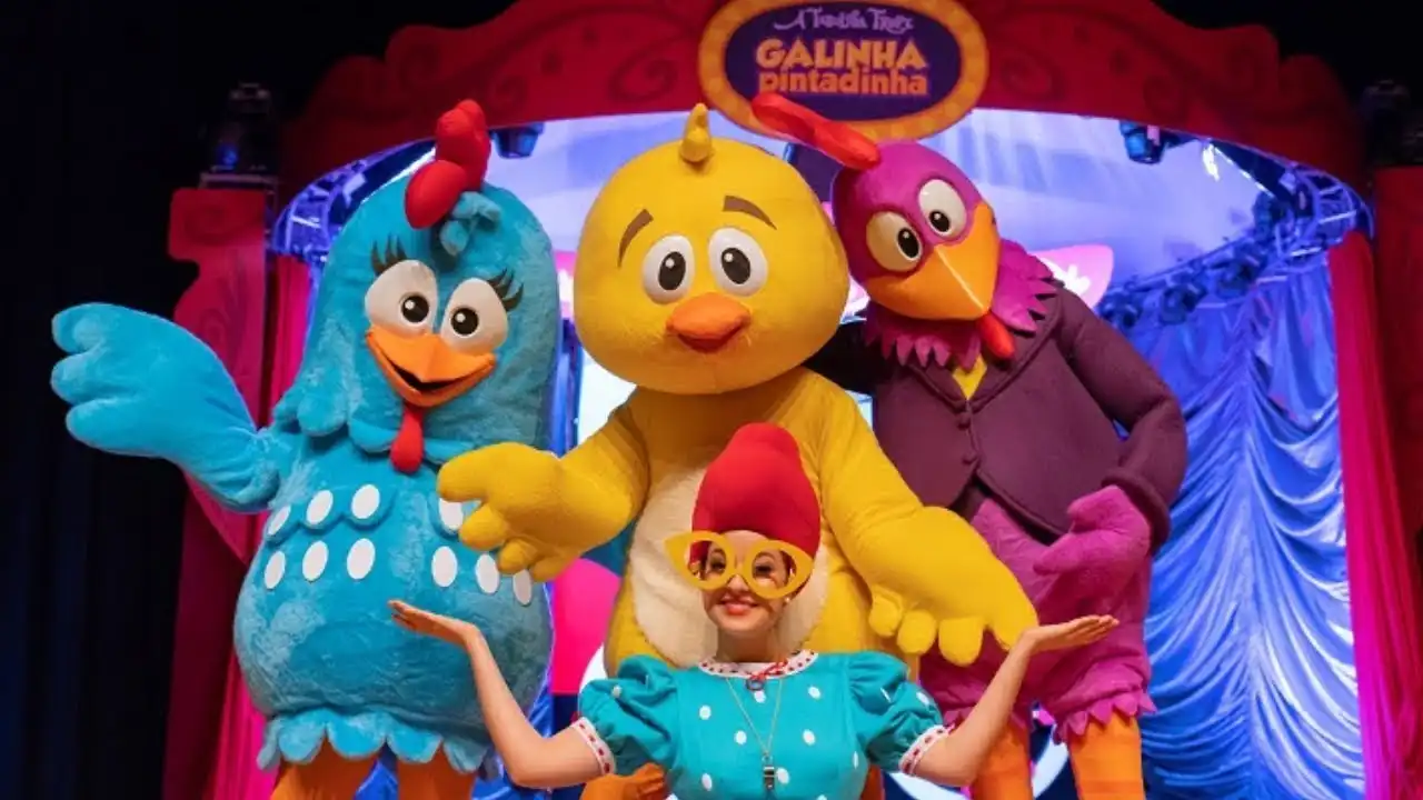 Turma da Galinha Pintadinha se apresenta neste domingo (28) em São José do Campos