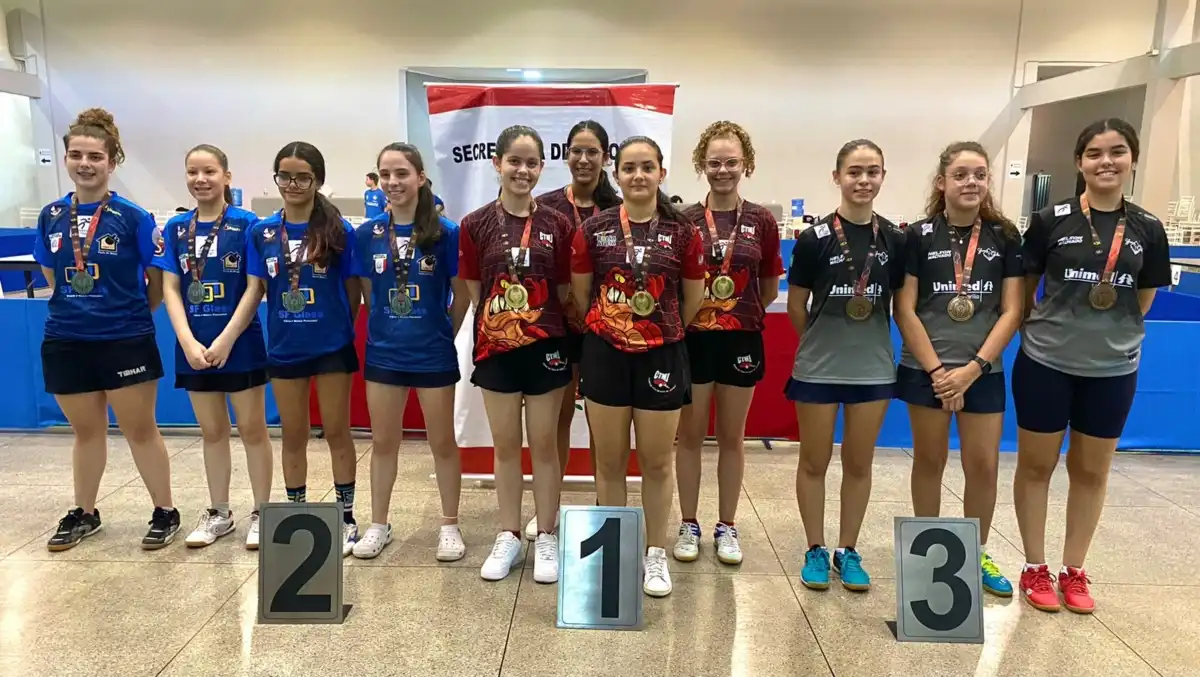 Equipe feminina de Tênis de Mesa de Jacareí é campeã de equipes nos Jogos Abertos da Juventude 