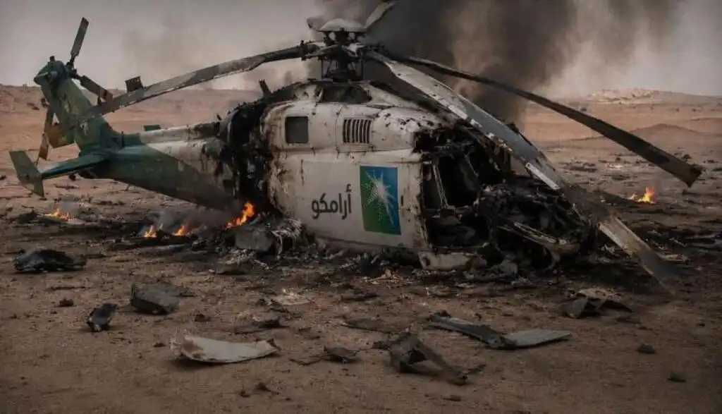 Helicóptero da Saudi Aramco cai e deixa 14 mortos na Arábia Saudita