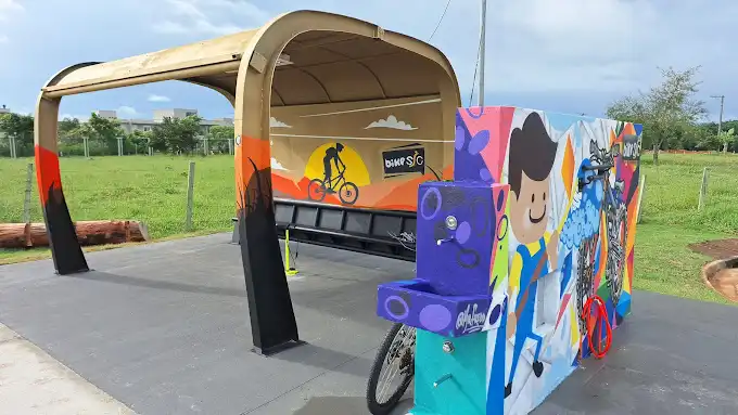 Urbanova ganha espaço com calibrador e bebedouro para ciclistas