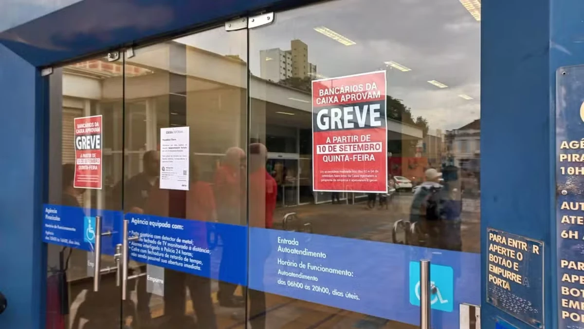 Funcionários da Caixa entram em greve no Vale do Paraíba e Litoral Norte