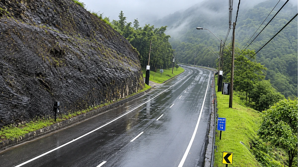 Serra da antiga Tamoios será fechada hoje (10) por risco de deslizamentos