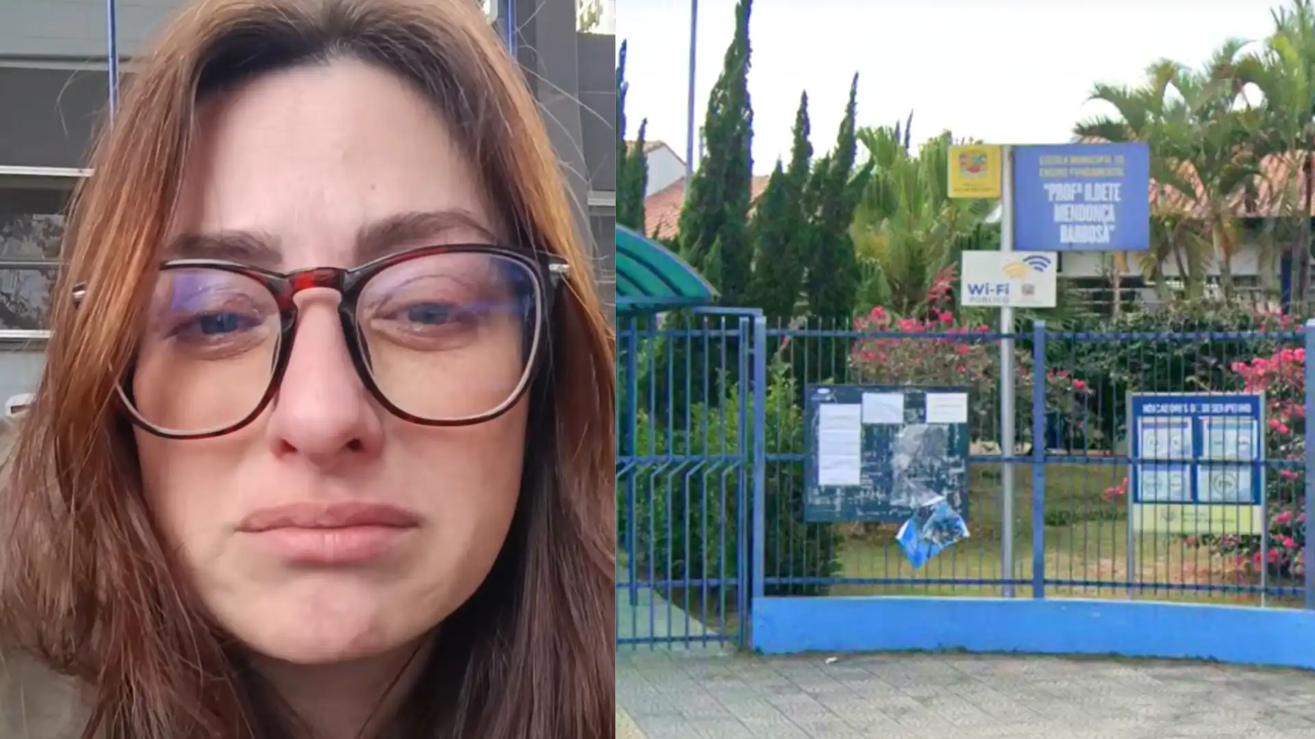 Professora de SJCampos se revolta ao encontrar caco de vidro no copo de água em sala de aula
