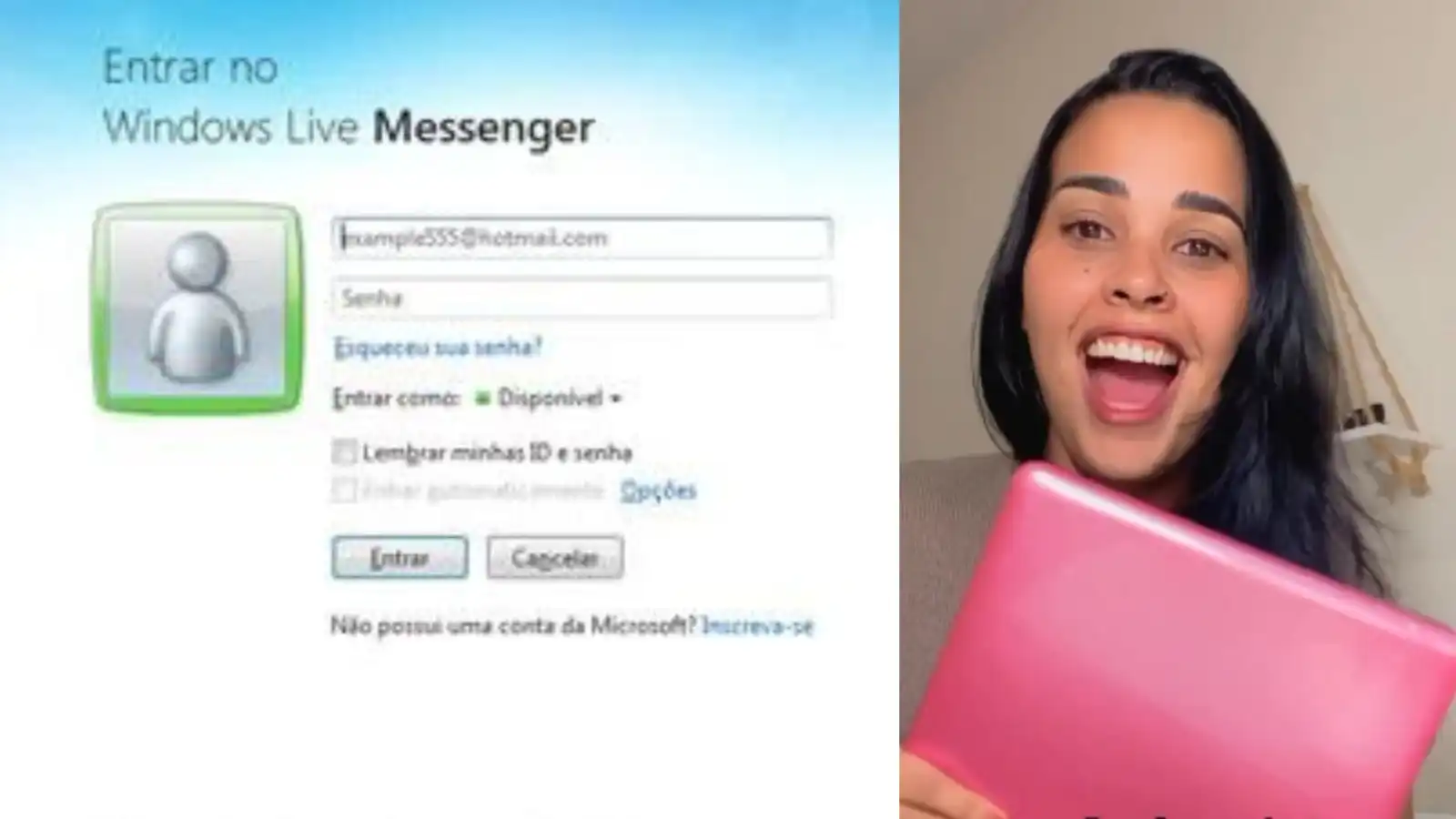 Nostalgia: após conseguir acessar conta no MSN, jovem viraliza