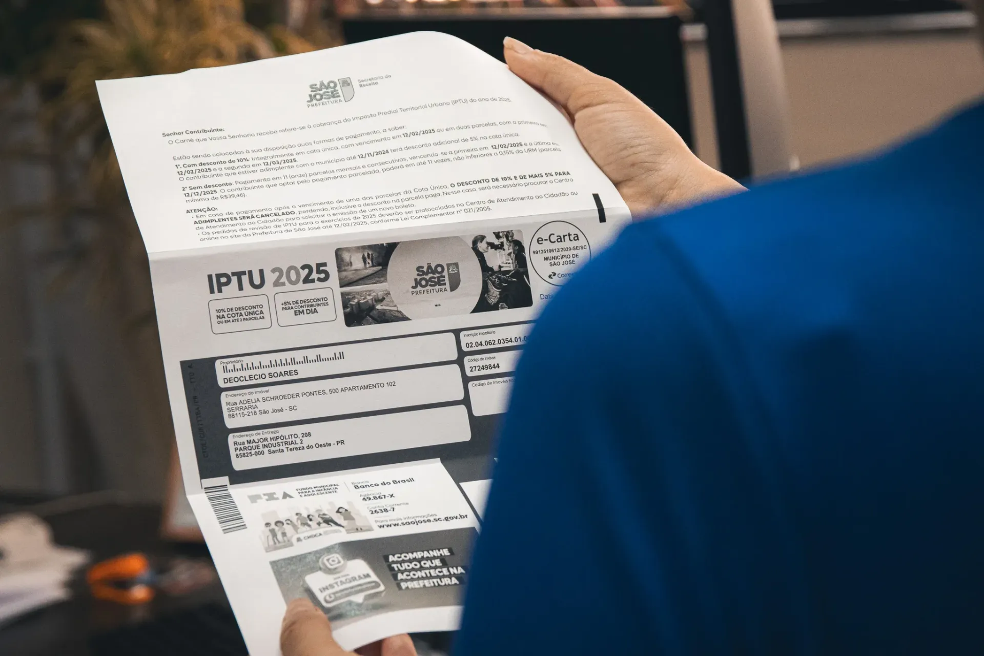 SJC terá calculadora online para simular IPTU de 2026