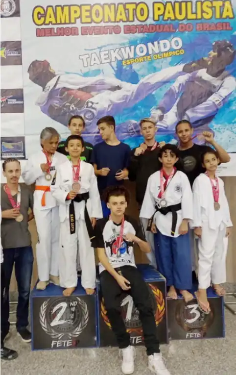 1ª etapa do Paulista de Taekwondo termina com 8 medalhas para Jacareí