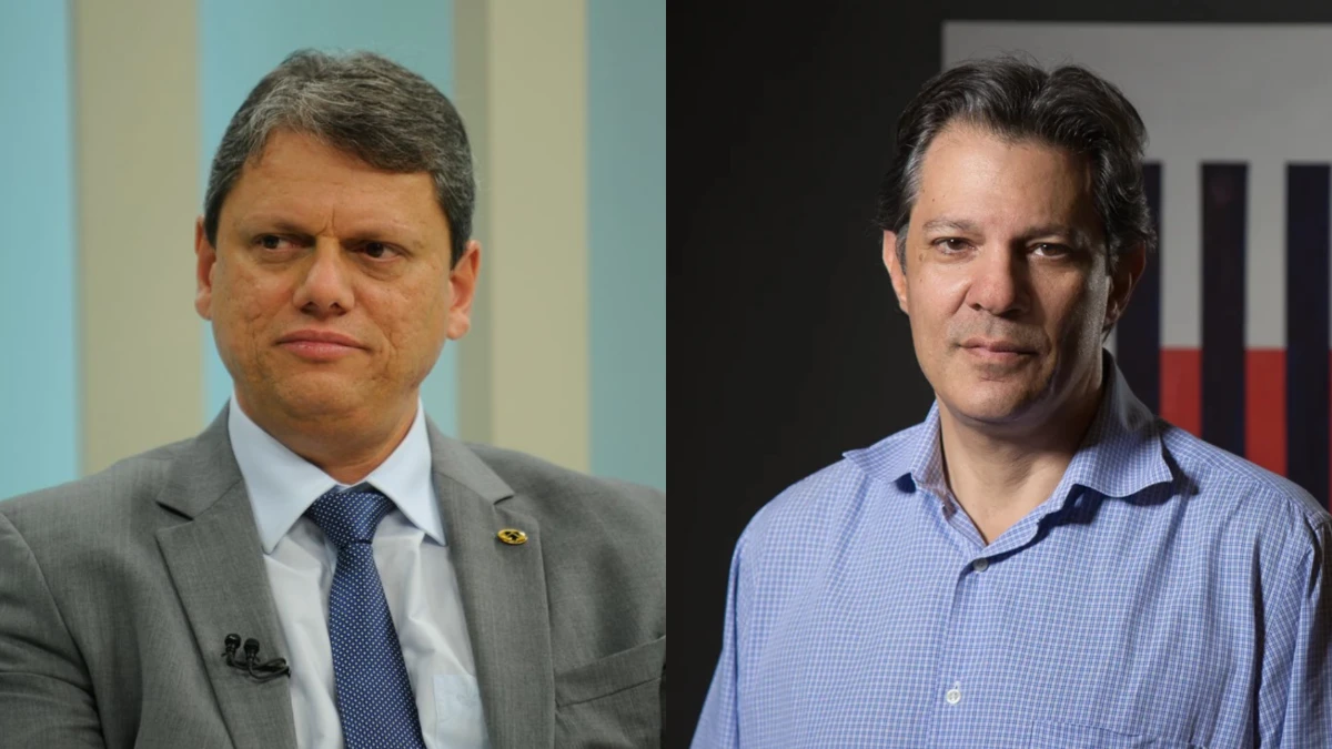 Tarcísio lidera corrida pelo governo de SP com 41%; Haddad tem 26%