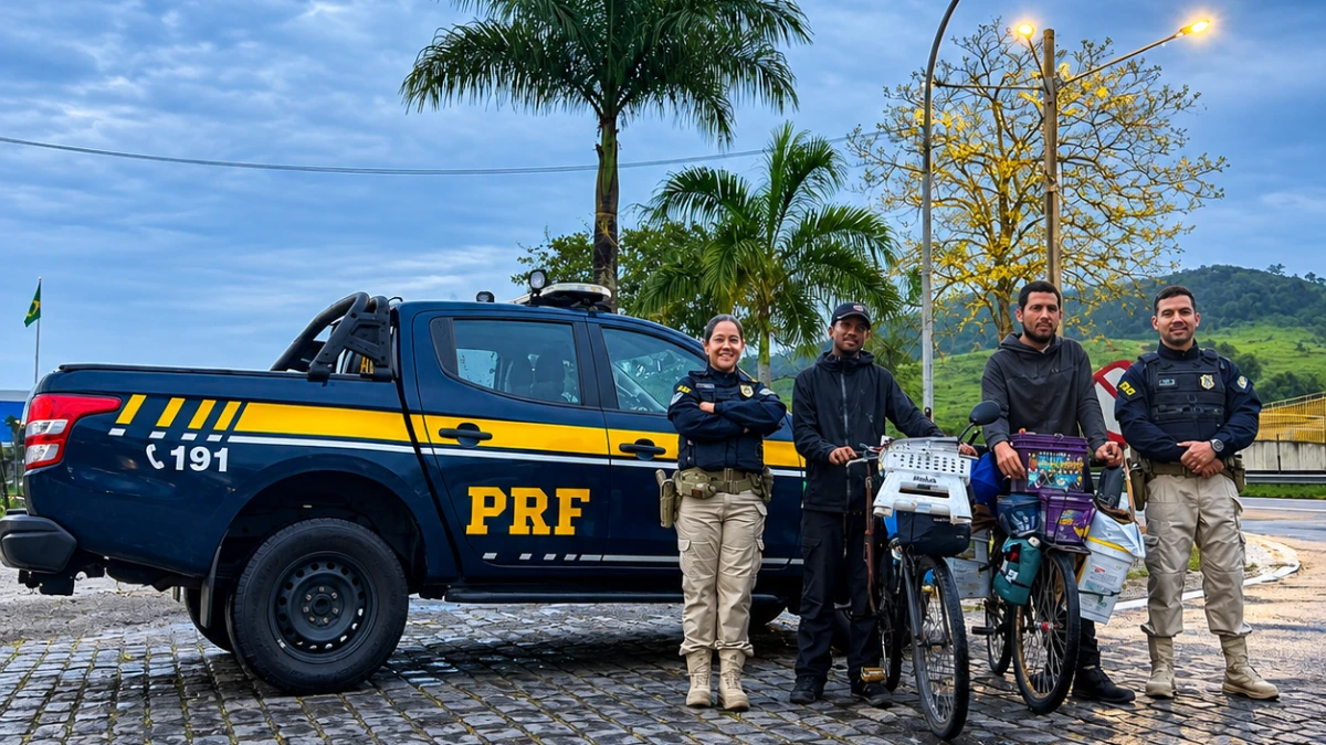PRF encontra uruguaio desaparecido há duas semanas em ponto de apoio