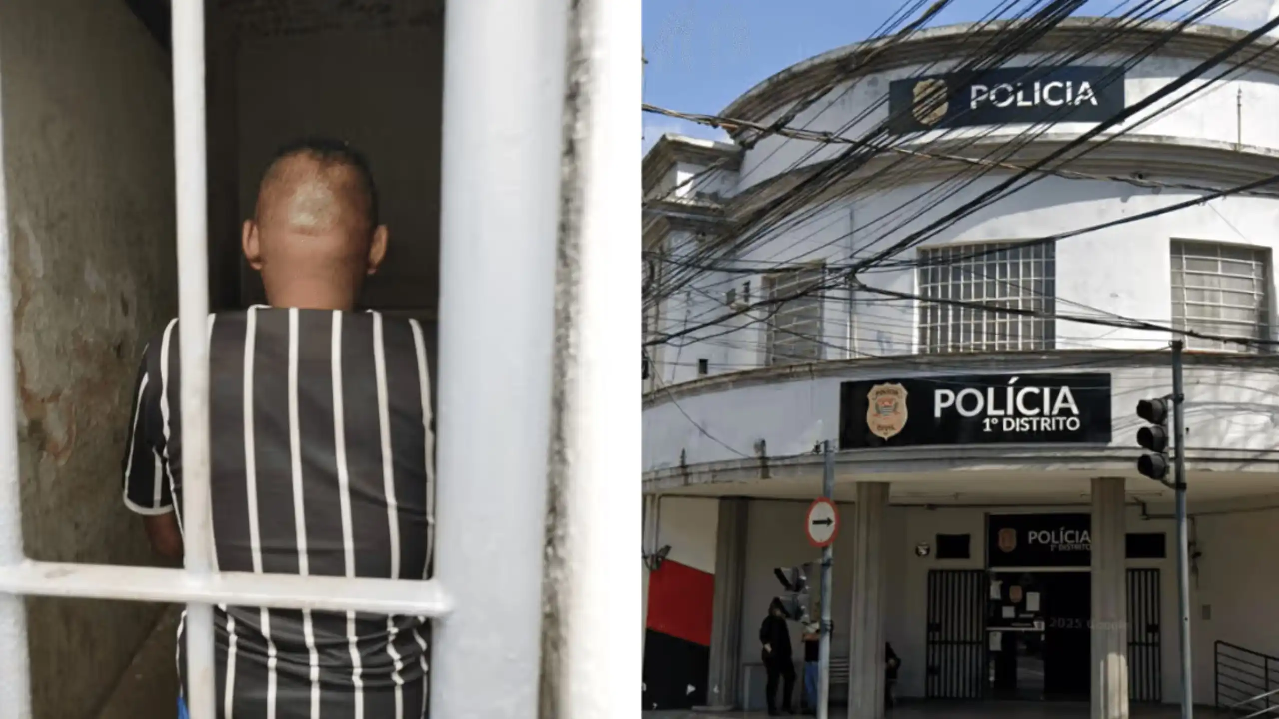 Homem é preso ao tentar furtar fios dentro de delegacia em São José dos Campos