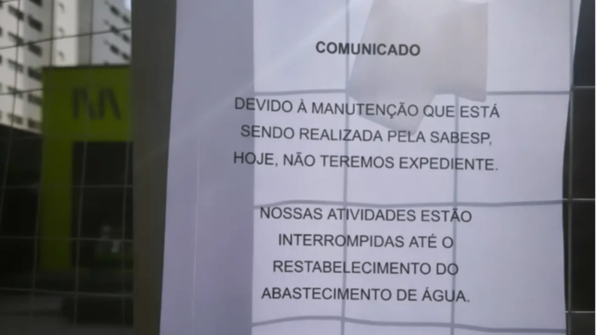 Comércios fecham as portas por causa da falta de água em São José