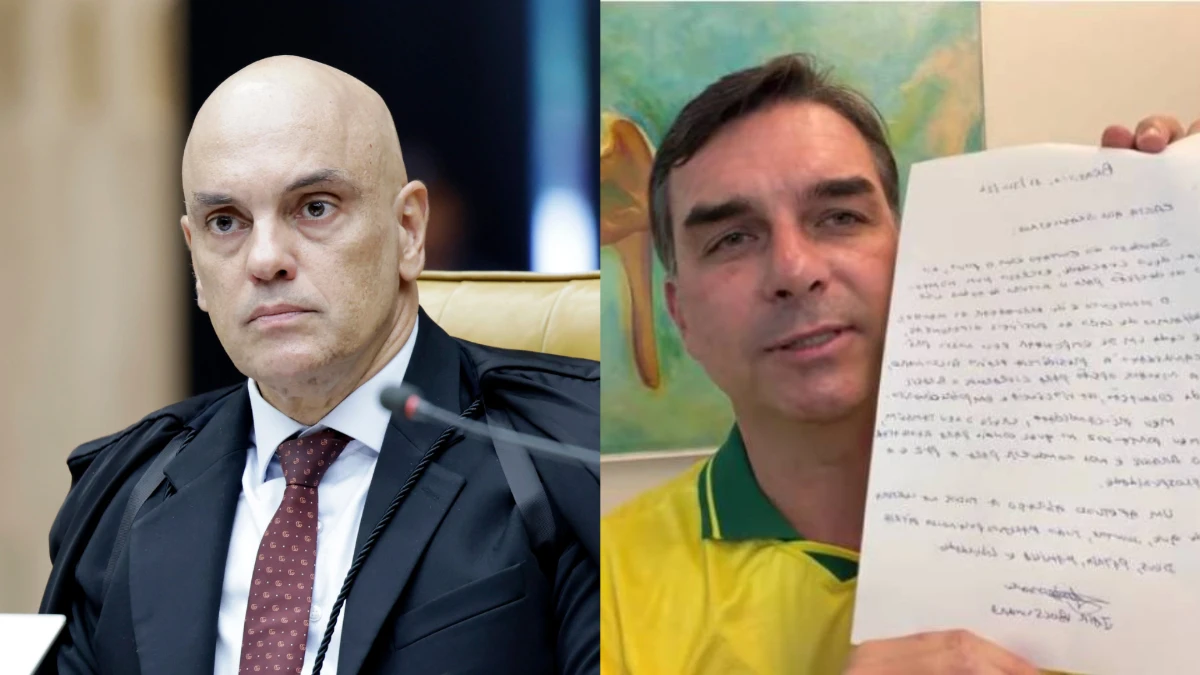 Moraes suspende visitas de Flávio a Bolsonaro por 90 dias; entenda